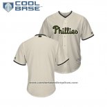 Camiseta Beisbol Hombre Philadelphia Phillies 2018 Dia de los Caidos Cool Base Crema