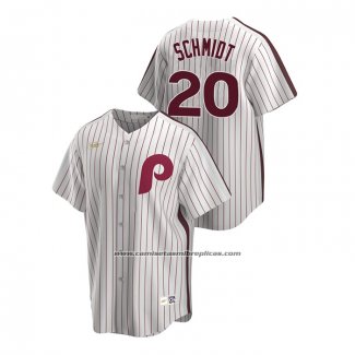 Camiseta Beisbol Hombre Philadelphia Phillies Mike Schmidt Cooperstown Collection Primera Blanco