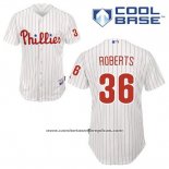 Camiseta Beisbol Hombre Philadelphia Phillies Robin Roberts 36 Blanco Primera Cool Base