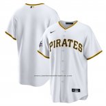 Camiseta Beisbol Hombre Pittsburgh Pirates 2025 All Star Game Home Replica Blanco