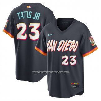 Camiseta Beisbol Hombre San Diego Padres Fernando Tatis Jr City Connect 2026 Stadium Negro