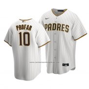 Camiseta Beisbol Hombre San Diego Padres Jurickson Profar Replica Primera Marron Blanco