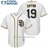 Camiseta Beisbol Hombre San Diego Padres Tony Gwynn Autentico Collection Blanco Cool Base Jugador