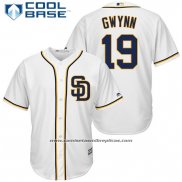 Camiseta Beisbol Hombre San Diego Padres Tony Gwynn Autentico Collection Blanco Cool Base Jugador