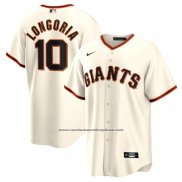 Camiseta Beisbol Hombre San Francisco Giants Evan Longoria Retired Primera Replica Crema
