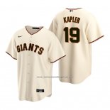Camiseta Beisbol Hombre San Francisco Giants Gabe Kapler Replica Primera Crema