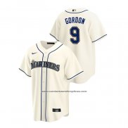 Camiseta Beisbol Hombre Seattle Mariners Dee Gordon Replica Alterno Crema