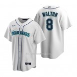 Camiseta Beisbol Hombre Seattle Mariners Donovan Walton Replica Primera Blanco