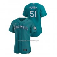 Camiseta Beisbol Hombre Seattle Mariners Ichiro Suzuki Autentico 2020 Alterno Verde