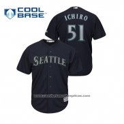 Camiseta Beisbol Hombre Seattle Mariners Ichiro Suzuki Cool Base Azul