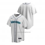 Camiseta Beisbol Hombre Seattle Mariners Replica Primera Blanco