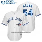 Camiseta Beisbol Hombre Toronto Blue Jays 54 Roberto Osuna Blancoofficial Jugador Cool Base