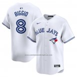 Camiseta Beisbol Hombre Toronto Blue Jays Cavan Biggio Primera Limited Blanco