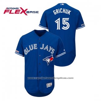 Camiseta Beisbol Hombre Toronto Blue Jays Randal Grichuk Autentico Flex Base Azul