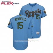 Camiseta Beisbol Hombre Toronto Blue Jays Whit Merrifield 2018 Dia de los Caidos Flex Base Azul