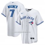 Camiseta Beisbol Hombre Toronto Blue Jays Will Wagner Primera Replica Blanco