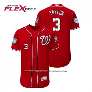 Camiseta Beisbol Hombre Washington Nationals Michael A. Taylor Autentico Primera 2020 Blanco