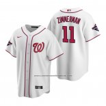 Camiseta Beisbol Hombre Washington Nationals Ryan Zimmerman Replica Blanco