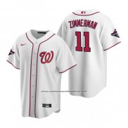 Camiseta Beisbol Hombre Washington Nationals Ryan Zimmerman Replica Blanco
