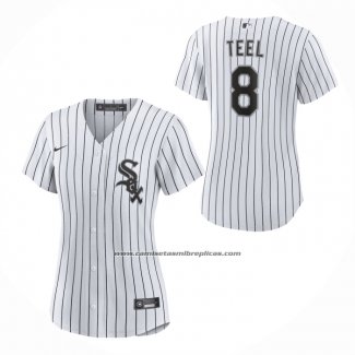 Camiseta Beisbol Mujer Chicago White Sox Kyle Teel Primera Replica Blanco
