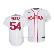 Camiseta Beisbol Nino Boston Red Sox Martin Perez Replica 2021 Blanco