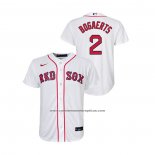 Camiseta Beisbol Nino Boston Red Sox Xander Bogaerts Replica Primera Blanco