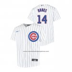 Camiseta Beisbol Nino Chicago Cubs Ernie Banks Replica Primera Blanco