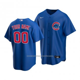 Camiseta Beisbol Nino Chicago Cubs Personalizada Replica Alterno 2020 Azul