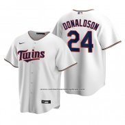 Camiseta Beisbol Nino Minnesota Twins Josh Donaldson Replica Primera Blanco