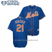 Camiseta Beisbol Nino New York Mets Todd Frazier Cool Base Alterno Replica Azul