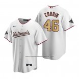 Camiseta Beisbol Nino Washington Nationals Patrick Corbin 2020 Gold Program Replica Blanco