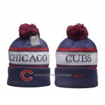 Gorro Beanie Chicago Cubs Nike Stripe Peak Azul