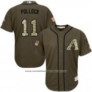 Camiseta Beisbol Hombre Arizona Diamondbacks 11 A.J. Pollock Rojo Alterno