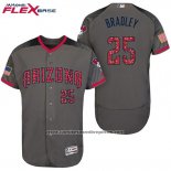 Camiseta Beisbol Hombre Arizona Diamondbacks 2017 Estrellas y Rayas 25 Archie Bradley Gris Flex Base