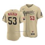 Camiseta Beisbol Hombre Arizona Diamondbacks Christian Walker 2021 City Connect Autentico Oro Camiseta Beisbol Hombre Arizona Diamondbacks Christian Walker 2021 City Connect Autentico Oro
