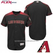 Camiseta Beisbol Hombre Arizona Diamondbacks Hispanic Heritage Flex Base Negro