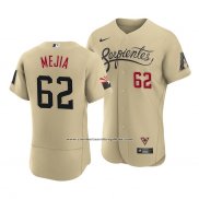 Camiseta Beisbol Hombre Arizona Diamondbacks Humberto Mejia 2021 City Connect Autentico Oro