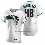 Camiseta Beisbol Hombre Arizona Diamondbacks J.b. Wendelken Autentico Alterno Blanco