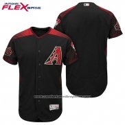 Camiseta Beisbol Hombre Arizona Diamondbacks Negro Rojo Alterno Flex Base