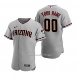 Camiseta Beisbol Hombre Arizona Diamondbacks Personalizada Autentico 2020 Road Gris
