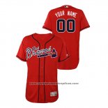 Camiseta Beisbol Hombre Atlanta Braves Personalizada Hispanic Heritage Flex Base Rojo