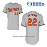 Camiseta Beisbol Hombre Baltimore Orioles 22 Jim Palmer Gris Cool Base
