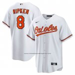Camiseta Beisbol Hombre Baltimore Orioles Cal Ripken Jr. Replica Blanco