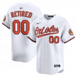 Camiseta Beisbol Hombre Baltimore Orioles Retired Roster Primera Limited Blanco