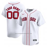 Camiseta Beisbol Hombre Boston Red Sox Primera Limited Personalizada Blanco