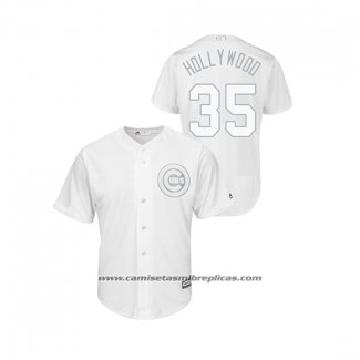 Camiseta Beisbol Hombre Chicago Cubs Cole Hamels 2019 Players Weekend Hollywood Replica Blanco