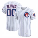 Camiseta Beisbol Hombre Chicago Cubs Retired Roster Primera Elite Blanco