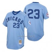 Camiseta Beisbol Hombre Chicago Cubs Ryne Sandberg Autentico 1976 Cooperstown Azul