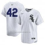 Camiseta Beisbol Hombre Chicago White Sox 2024 Jackie Robinson Day Primera Limited Blanco