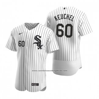 Camiseta Beisbol Hombre Chicago White Sox Dallas Keuchel Autentico 2020 Primera Blanco